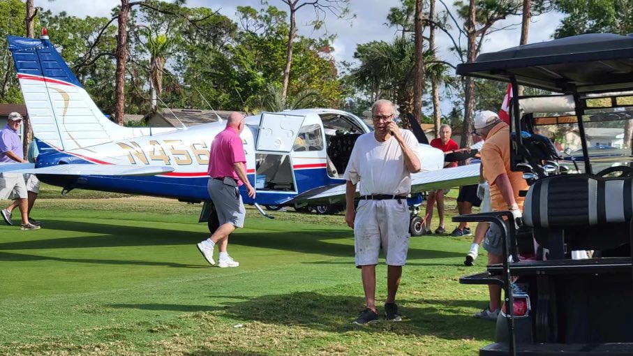 Florida Man Makes Emergency Landing on Golf Course; Players Help Move Plane to Finish Hole