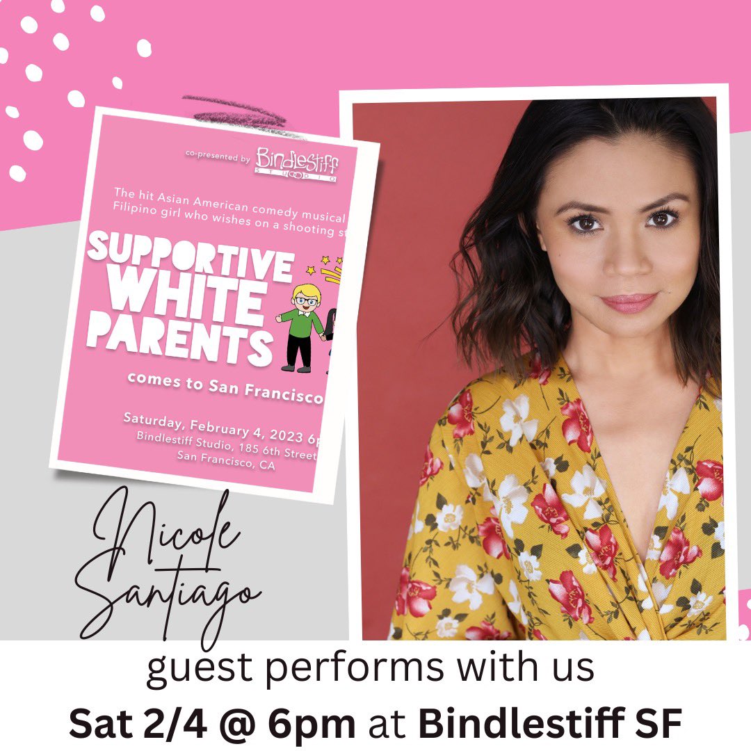 So excited to have @NicoleSantiag0 play with us this Sat 2/4 at 6pm at @bindlestiff_sf !! see you this weekend?! Get your tix now!! flipcause.com/secure/cause_p… #asianamerican #filipino #musical