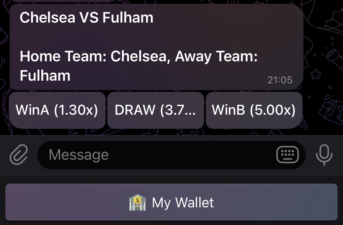 🧙‍♂️ Don’t forget that you can place your bet on our Utility Platform!

⚽️⚽️⚽️⚽️

🏴󠁧󠁢󠁥󠁮󠁧󠁿 #Chelsea v #Fulham 🏴󠁧󠁢󠁥󠁮󠁧󠁿

- Deposit $HSB tokens into your Telegram wallet &amp; click “Burn to bet”

⚠️Platform: t.me/xHazard_Bot

$XRP $Hbar #Ripple $Algo $XLM