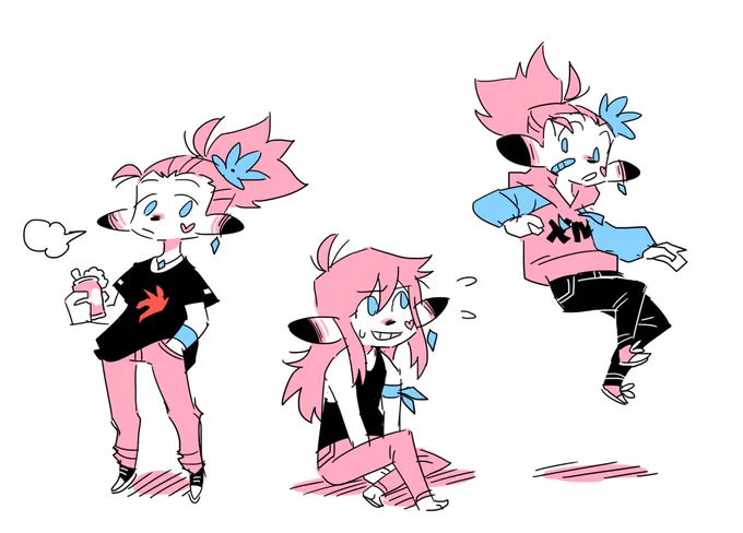 casual jajackyjos featuring a rare hair down variant! 