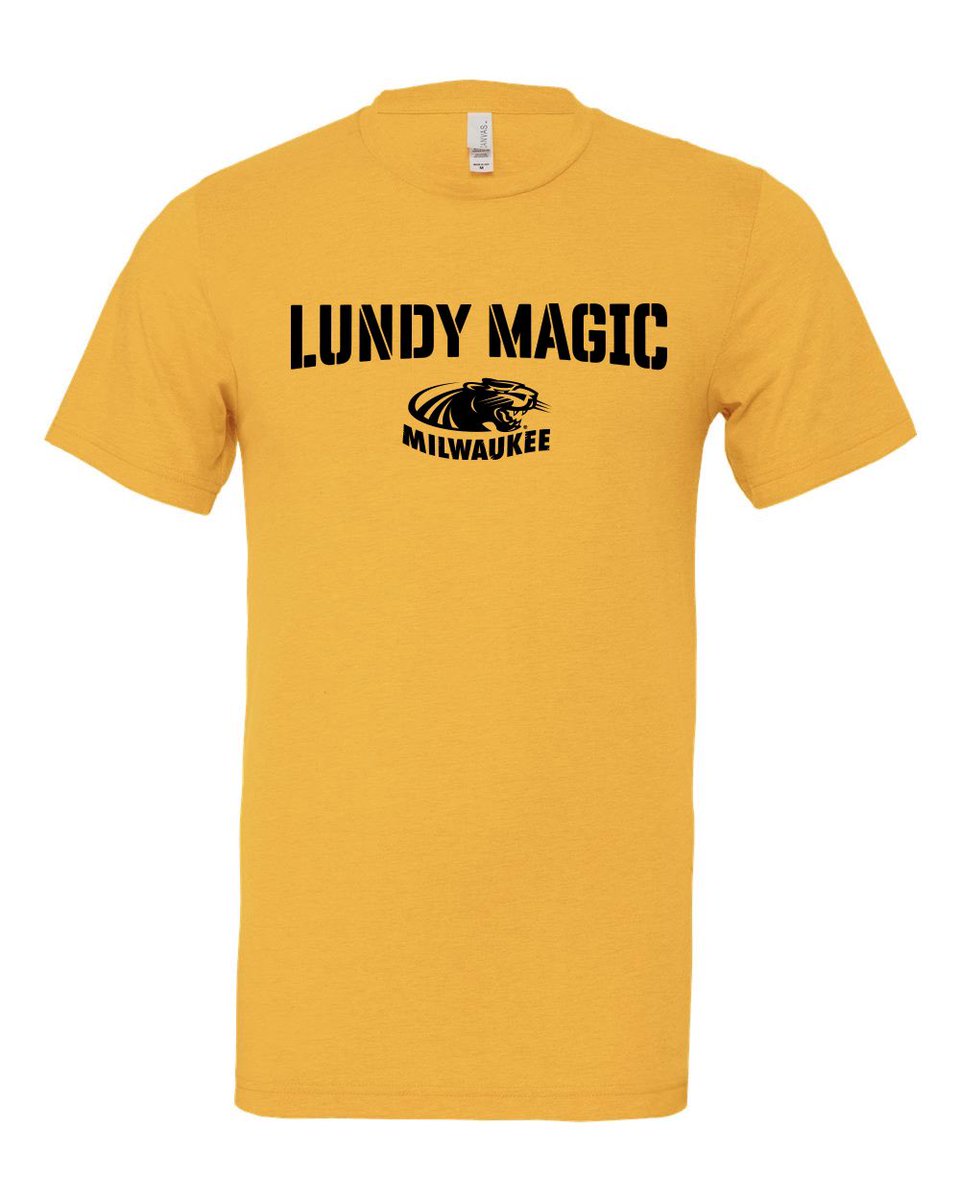 AdamSchemm's tweet image. A limited supply of #StackGoodDays &amp;amp; #LundyMagic shirts will be available at the @UWMPantherArena Team Store starting on Monday night.