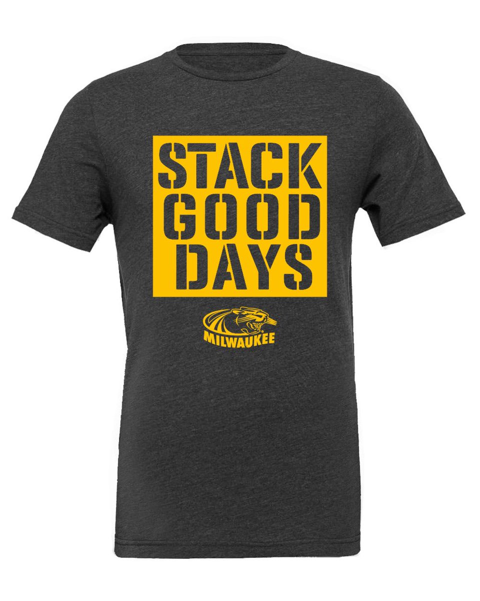 AdamSchemm's tweet image. A limited supply of #StackGoodDays &amp;amp; #LundyMagic shirts will be available at the @UWMPantherArena Team Store starting on Monday night.