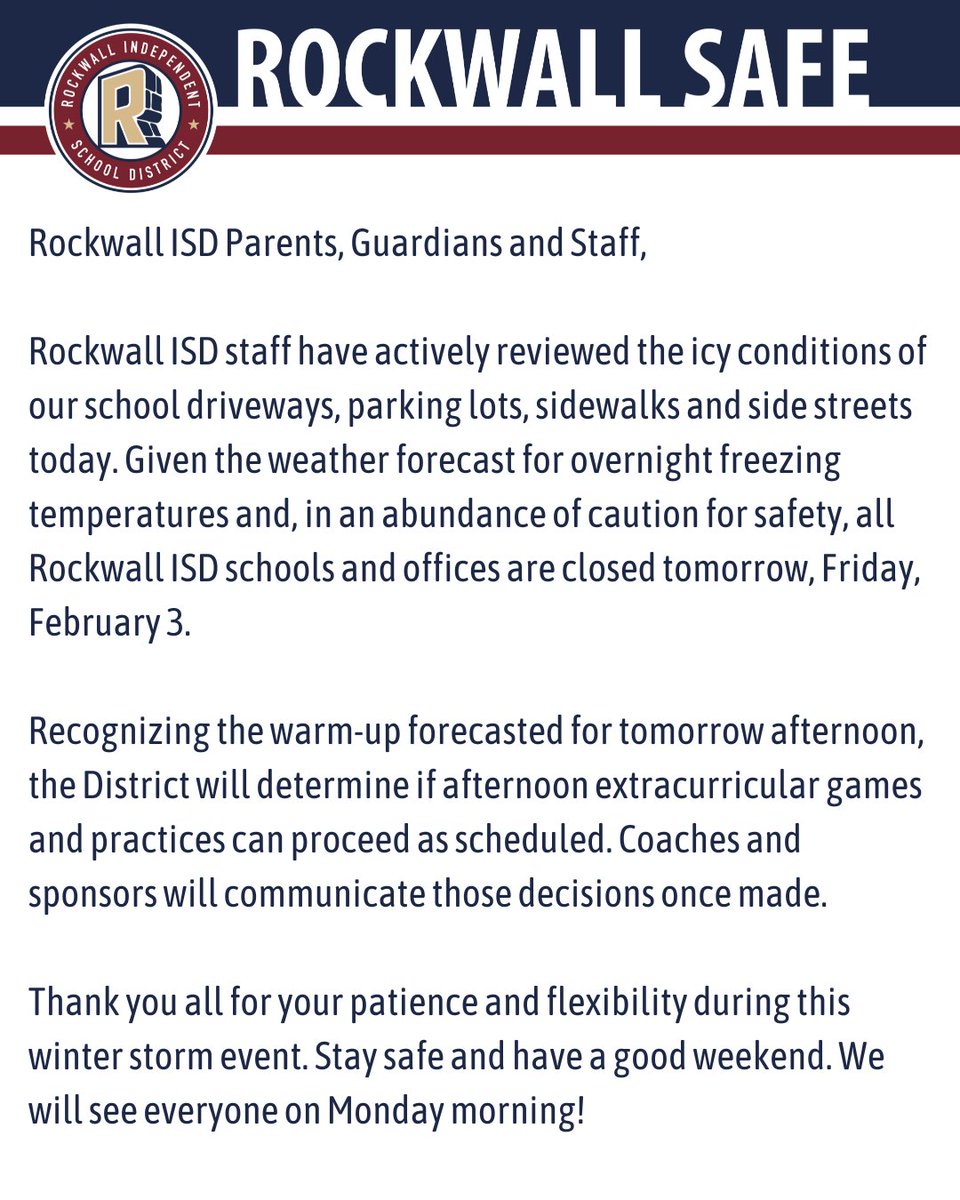 Rockwall ISD tweet media