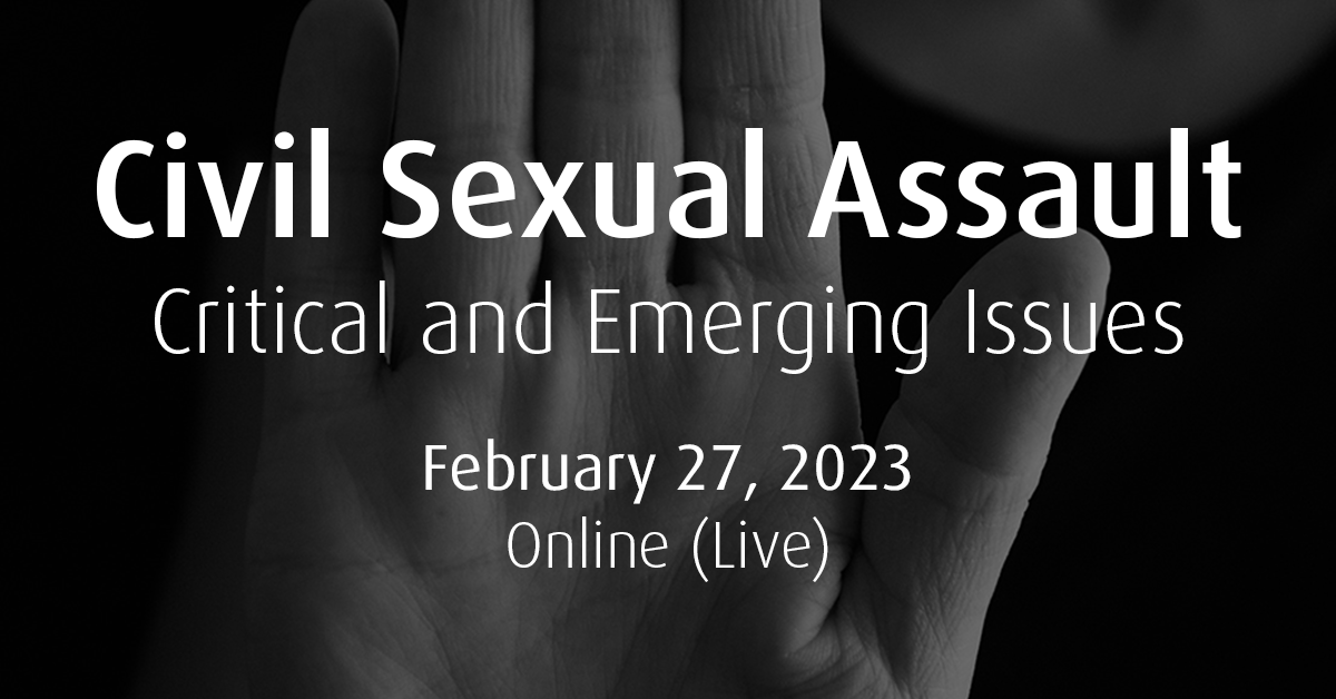 OsgoodePD on Twitter "Civil Sexual Assault 2023 On February 27