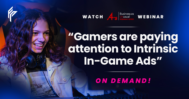 💻 @FrameplayCorp and @dentsuintl recently joined a webinar hosted by @4As. Stream it now to hear what gamers really think about intrinsic in-game ads and how you can level up your in-game campaigns! 🎮 bit.ly/3Hmjwl2