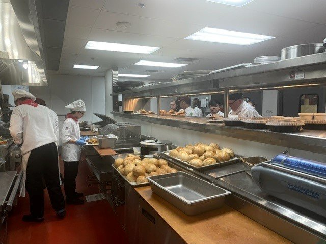 PrincipalGiff's tweet image. Chef Noah&apos;s Korean menu was a hit today!  Packed restaurant and amazing food all prepared and served by @aactreno Culinary students.  #wearewcsd #wcsdproud