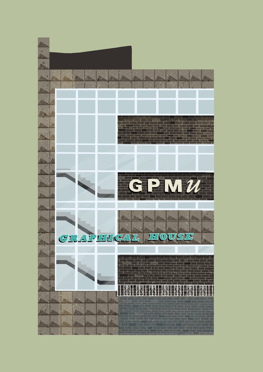 nebopeklo's tweet image. Graphical House on Clyde Street. Sadly now demolished. 

Happy memories of Goodfoot nights at the riverside club. I always loved the signage. 

#Glasgow #brutalism #architecture