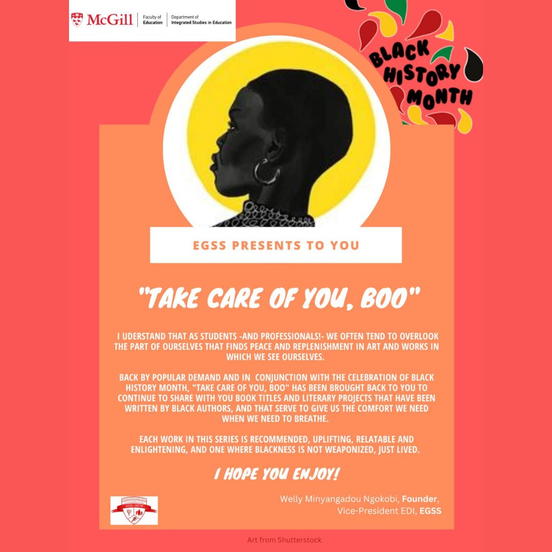 ✨ Happy Black History Month! ✨“Take Care of You, Boo” is back, by popular demand —and this time, on the socials. I wanted to make sure all could have access to the recommendations even after the end of the month. A database, if you will. This year’s recommendations are —in: