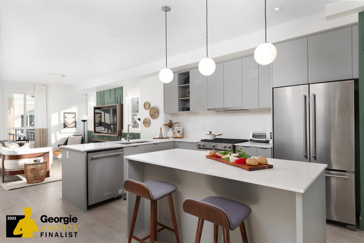 We proudly announce that #Hazelwood is a #GeorgieAward finalist this year in the Best Interior Design Display Suite category! We wish to extend a big thank you to Kleen Design. Best of luck to all the nominees this year; we look forward to the May awards gala!