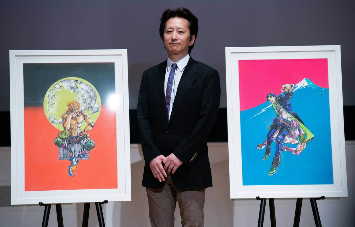 Hirohiko Araki au louvre.