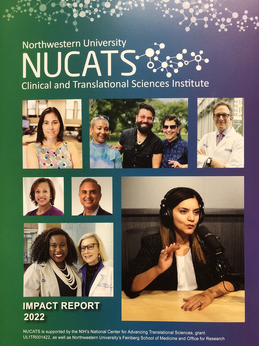 lisannej's tweet photo. Wow I made the cover!
So grateful to the wonderful #NUCATS #Northwestern for the amazing career support so far during my #KL2 https://t.co/993uSo07k5