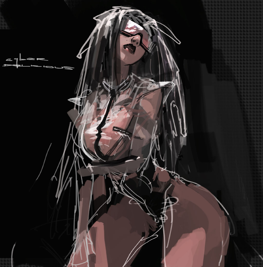 Cyberdelicious's tweet photo. #sketch #digitalart #cyberpunk #ArtistOnTwitter https://t.co/5nzWpA2JZq