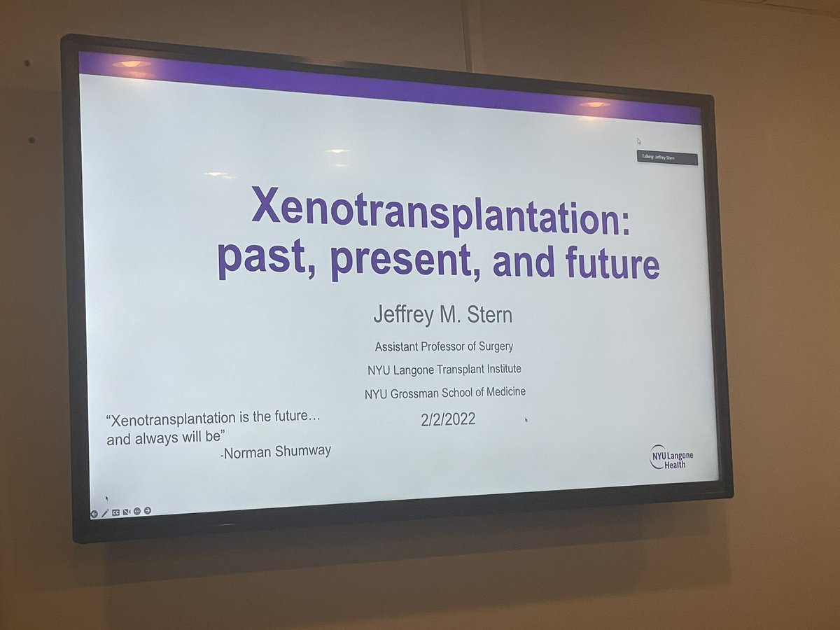 VCU Nephrology (@vcu_nephrology) on Twitter photo Thank you Dr Jeffrey Stern from <a href="/nyulangone/">NYU Langone Health</a> and former <a href="/VCU_Surgery/">VCU Surgery</a> resident for teaching us about xenotransplantation! Thank you Dr Jeffrey Stern from <a href="/nyulangone/">NYU Langone Health</a> and former <a href="/VCU_Surgery/">VCU Surgery</a> resident for teaching us about xenotransplantation!