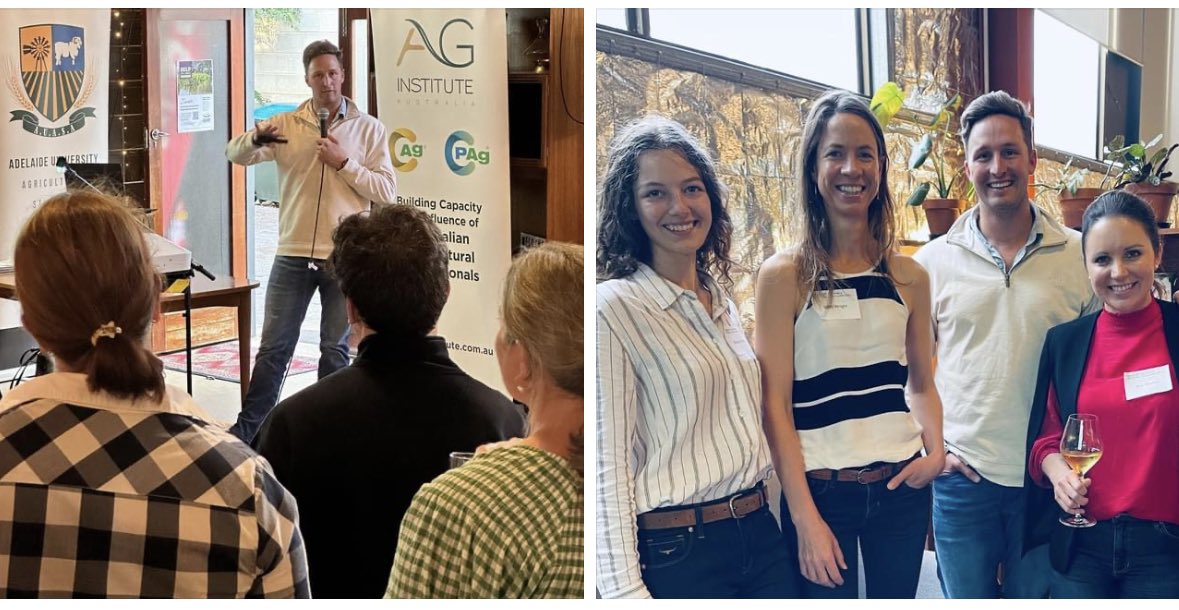 GreatAustralia's tweet image. Thank you to Rural Media &amp;amp; Communicators SA/NT for hosting a fantastic event last night bringing together #media, #journos, #agstudents and #communication professionals.  @Olilelievre @ABCRural @AlexThomasPL #rmc2023