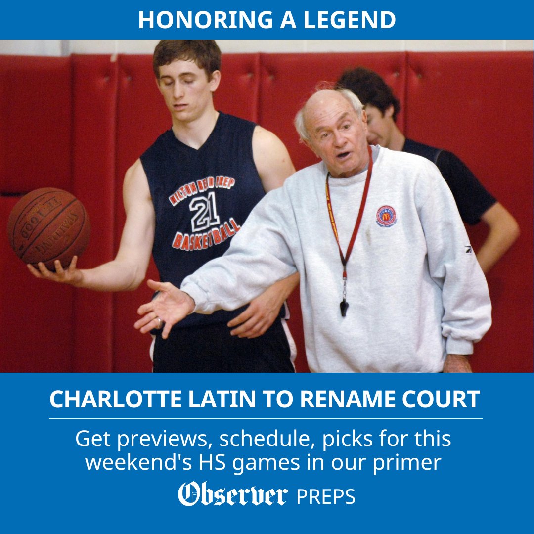 theobserver's tweet photo. Best way to get ready for a busy weekend of HS hoops? Read @theobserver's primer
๐ @CLS_Hawks to name court after legendary coach Jerry Faulkner
๐Preview for key games
๐#TalkingPreps picks, NC statewide score tracker
๐Full area schedule
READ: https://t.co/LGD0mUMnnM https://t.co/AryCEbwhwG