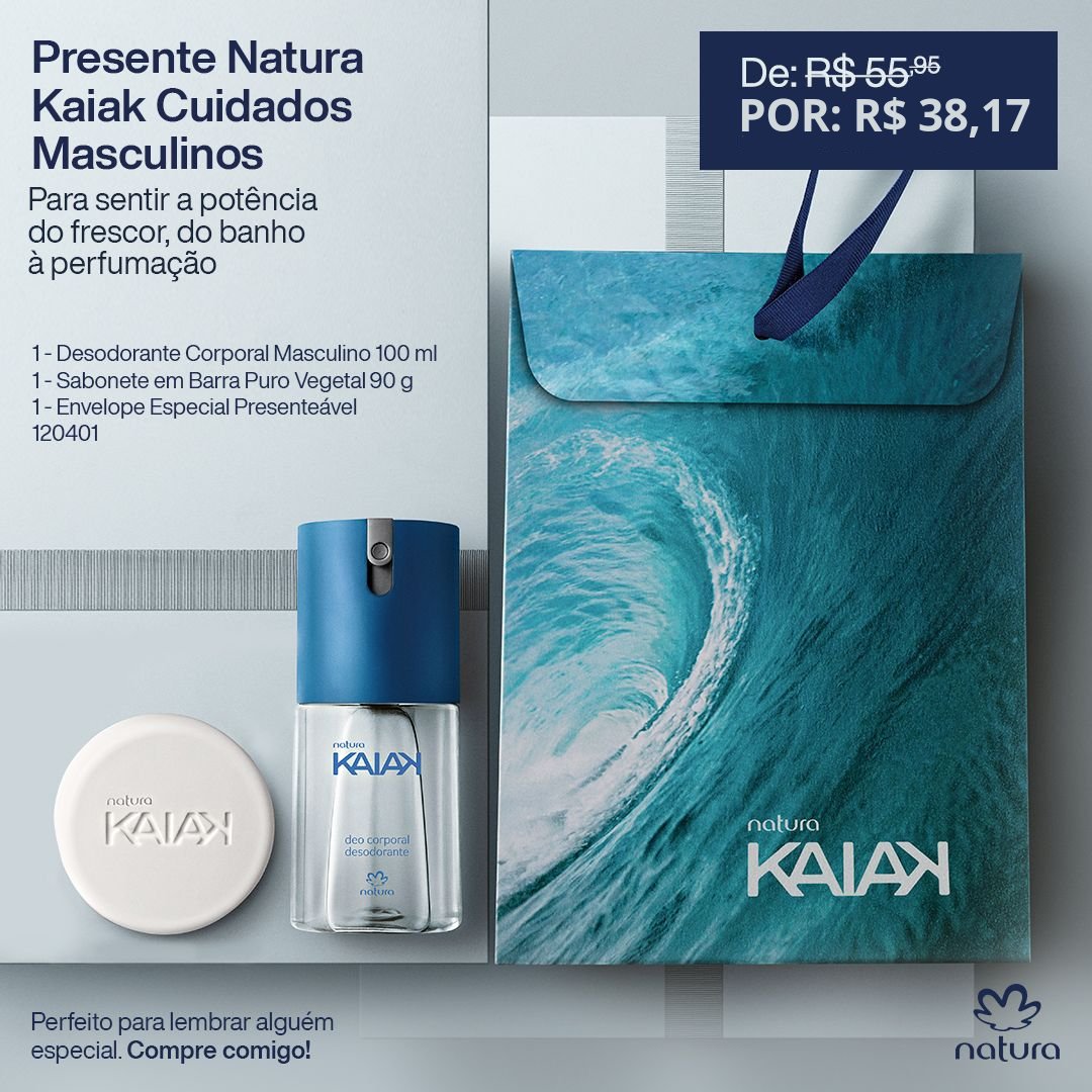 🌟 Presente Natura Kaiak Cuidados Masculino 😍

👉🏻Acesse: natura.com.br/sacola?consult…

👉🏻Pelo Aplicativo Natura selecione o consultor: Claudson Santana

✅ UTILIZE O CUPOM: BELA

#cupom #naturaonline #consultornatura #veraonatura #kaiakurbe #kaiak #naturapresentekaiakmasculino