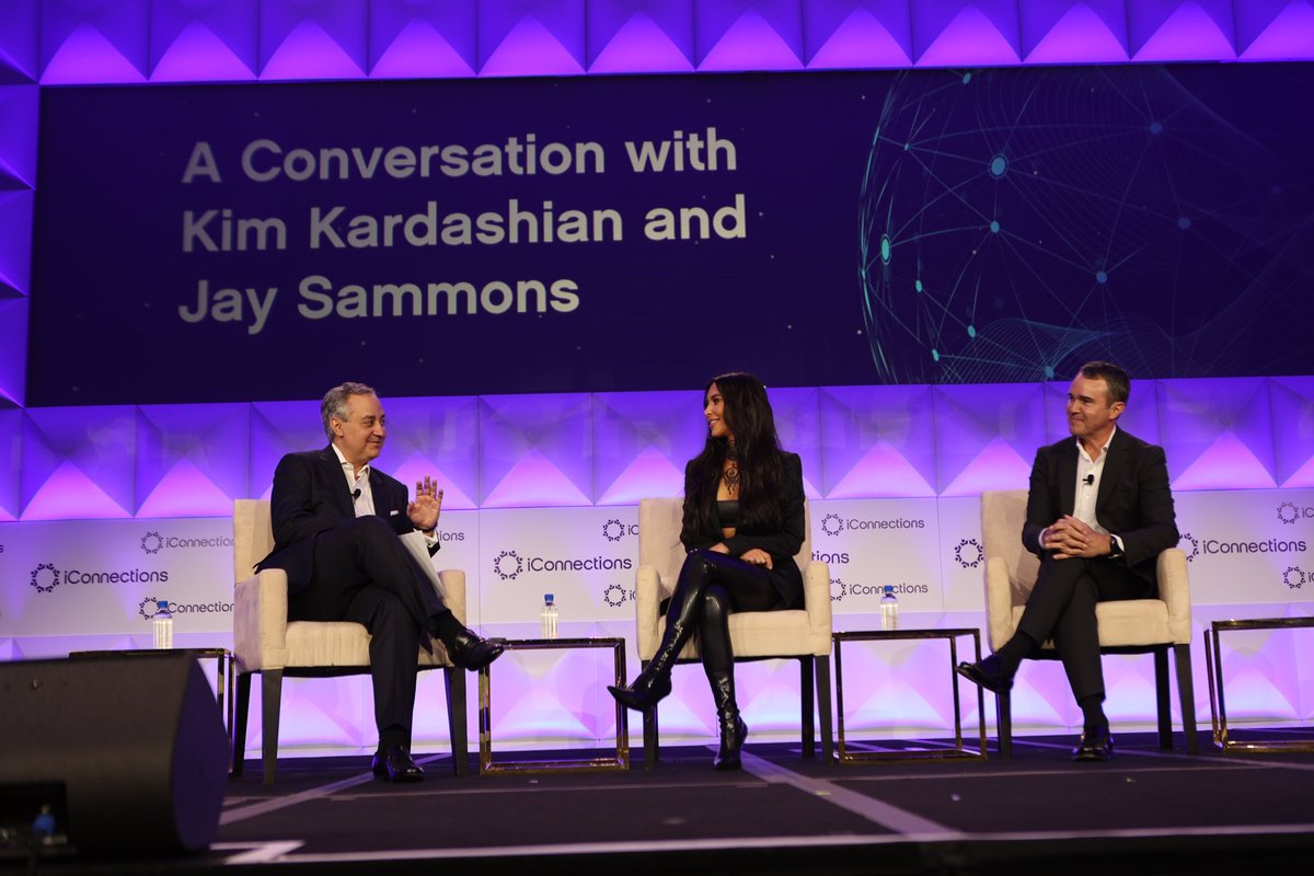 Our Founders, @KimKardashian and Jay Sammons speaking at @iconnections_io Global Alternatives Conference in Miami. #GlobalAlts23