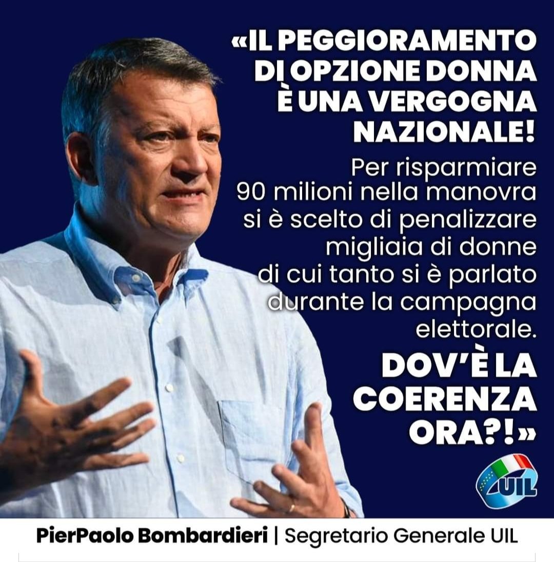 #opzionedonna #opzionedonnanoinonmolliamo #opzionedonnanonsitocca 
#rimediaresidevesipuó 
@GiorgiaMeloni 
@CalderoneMarina 
@ClaudioDurigon 
@w_rizzetto