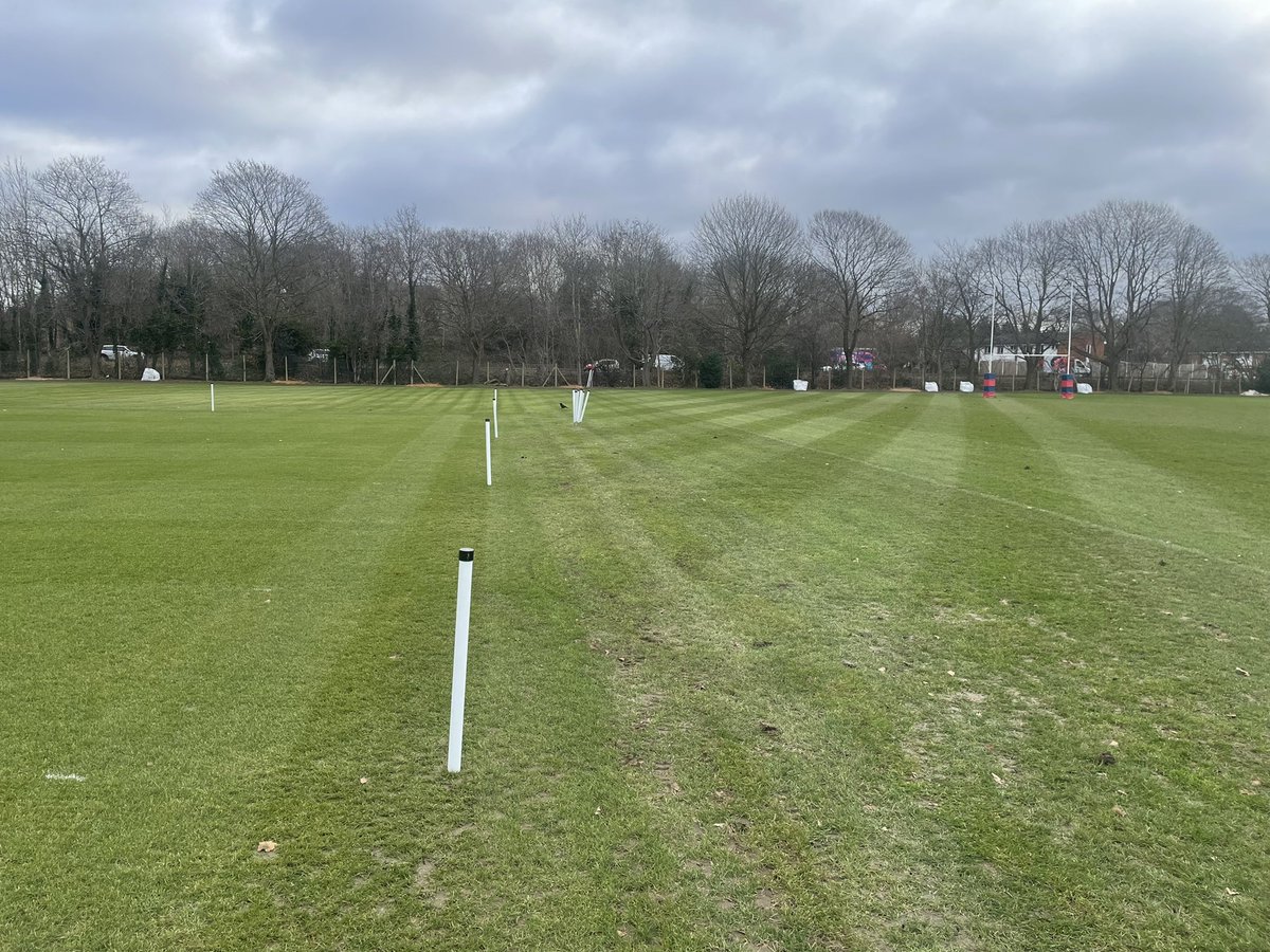james_bouge's tweet photo. @rigbytaylor Liquids kicked in on the squares and looking nice.Spiking across the outfield/rugby pitches started and keeping @CorinKent awake with coffee.Good push this week as we head closer to the season. @turfcareblog @TurfBusiness @TheTurfZone #takeittoanotherlevel #cricket https://t.co/lMLXifp20n