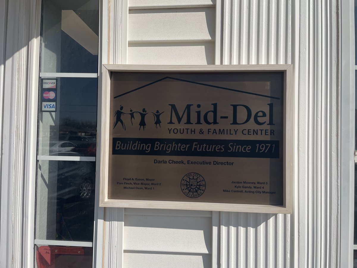 DelCityChamber's tweet photo. We had a wonderful grand opening for Mid-Del Youth and Family Center as they officially open their new facility in Del City. We’re thankful for all the work they do in serving the Mid-Del community. Congratulations and welcome to Del City! https://t.co/IDG2SuFgjc