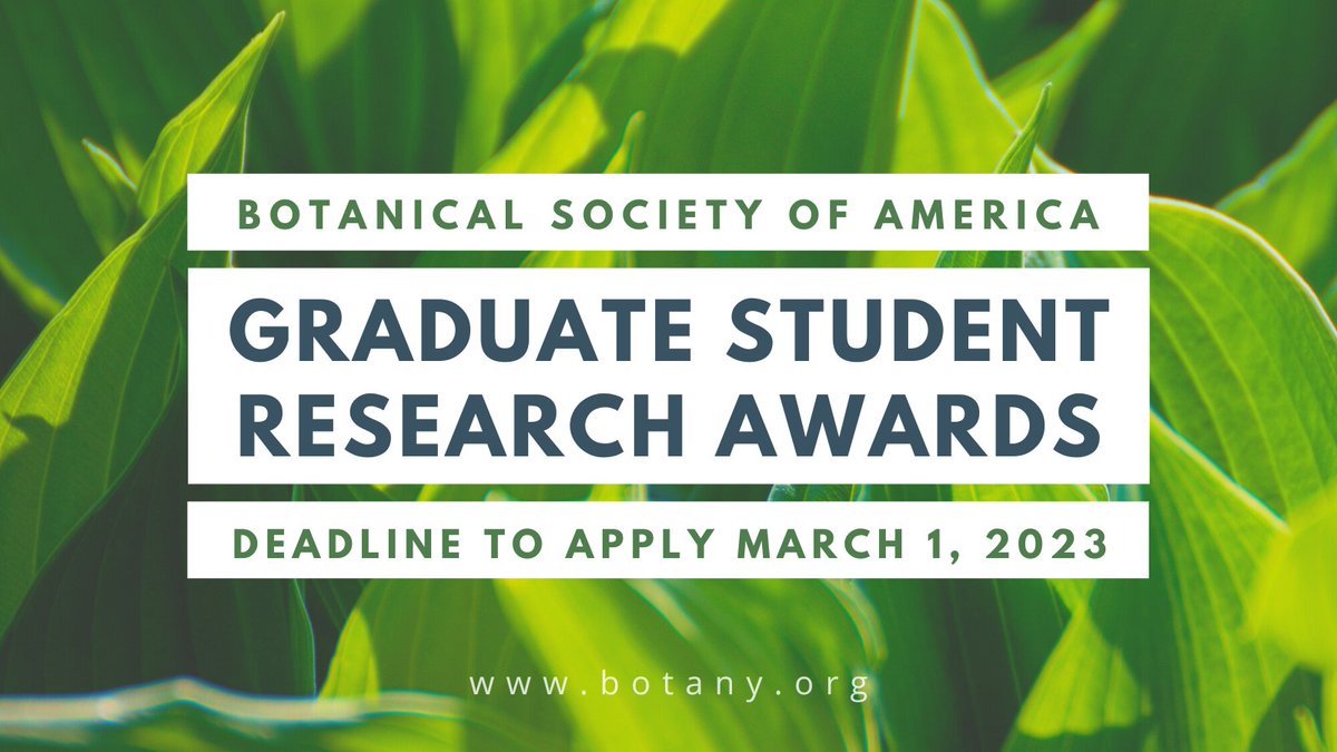 Botanical Society of America tweet media