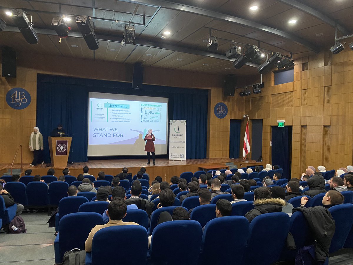 Insight Club AUB tweet media