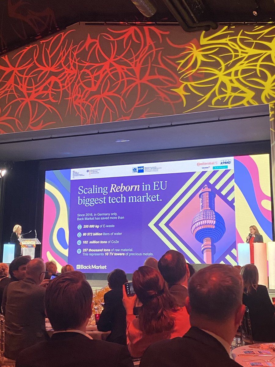 The winner is <a href="/back_market/">Back Market 🇫🇷</a>  👏👏👏
#prixfrancoallemand #startup #ESG