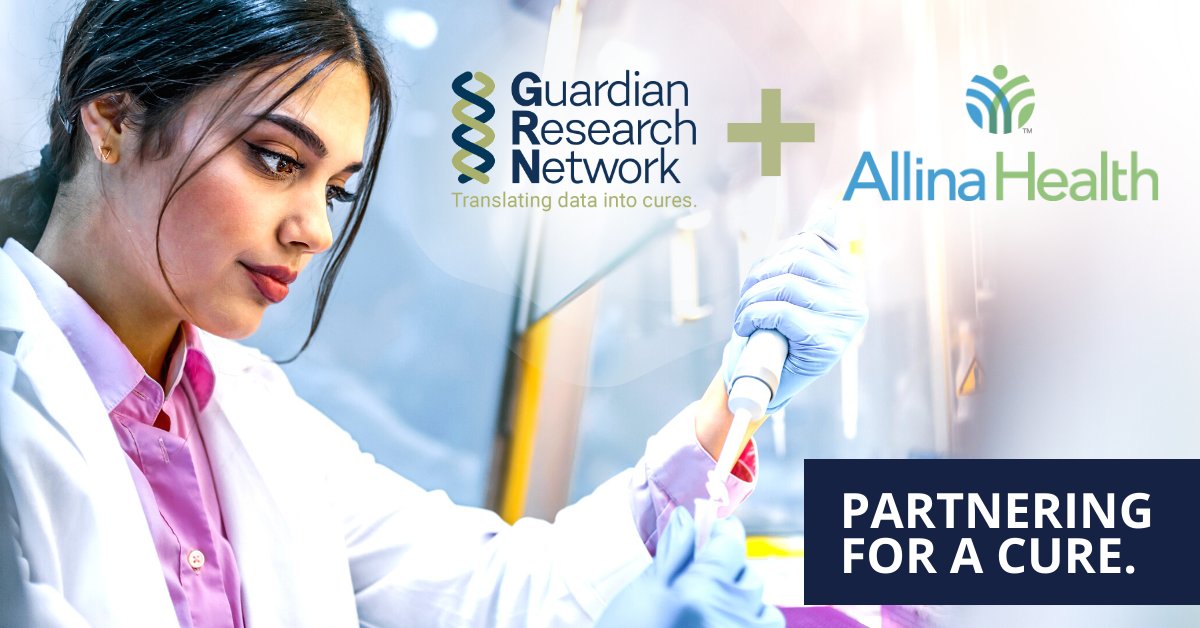 GRN continues to expand with a new network member—<a href="/AllinaHealth/">Allina Health</a>, serving communities in MN and western WI. The affiliation contributes to GRN’s real world data &amp; is great for Allina’s commitment to growing translational research. Together we can help accelerate cures.