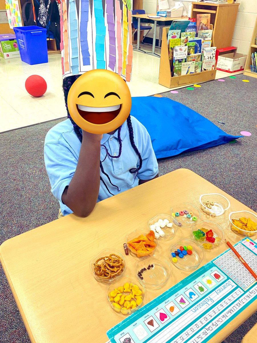 MrsLSmith_CCSD's tweet photo. 100th day of School celebration with a snack!  #ccsd #teachertwitter #100thdayofschool https://t.co/5oK4tSUxc6