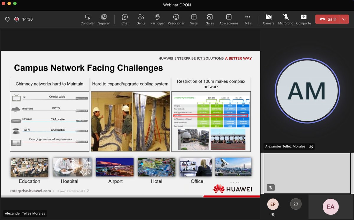 Agradecemos a todos los que nos acompañaron este 31 de enero al Webinar: GPON, donde se dio un taller de ventas para GPON de #Huawei
#SomosXWeb, tu mayorista de valor agregado.
⭕Da clic en el enlace para más información: cutt.ly/mI4wT5w
#Webinar #Mayorista