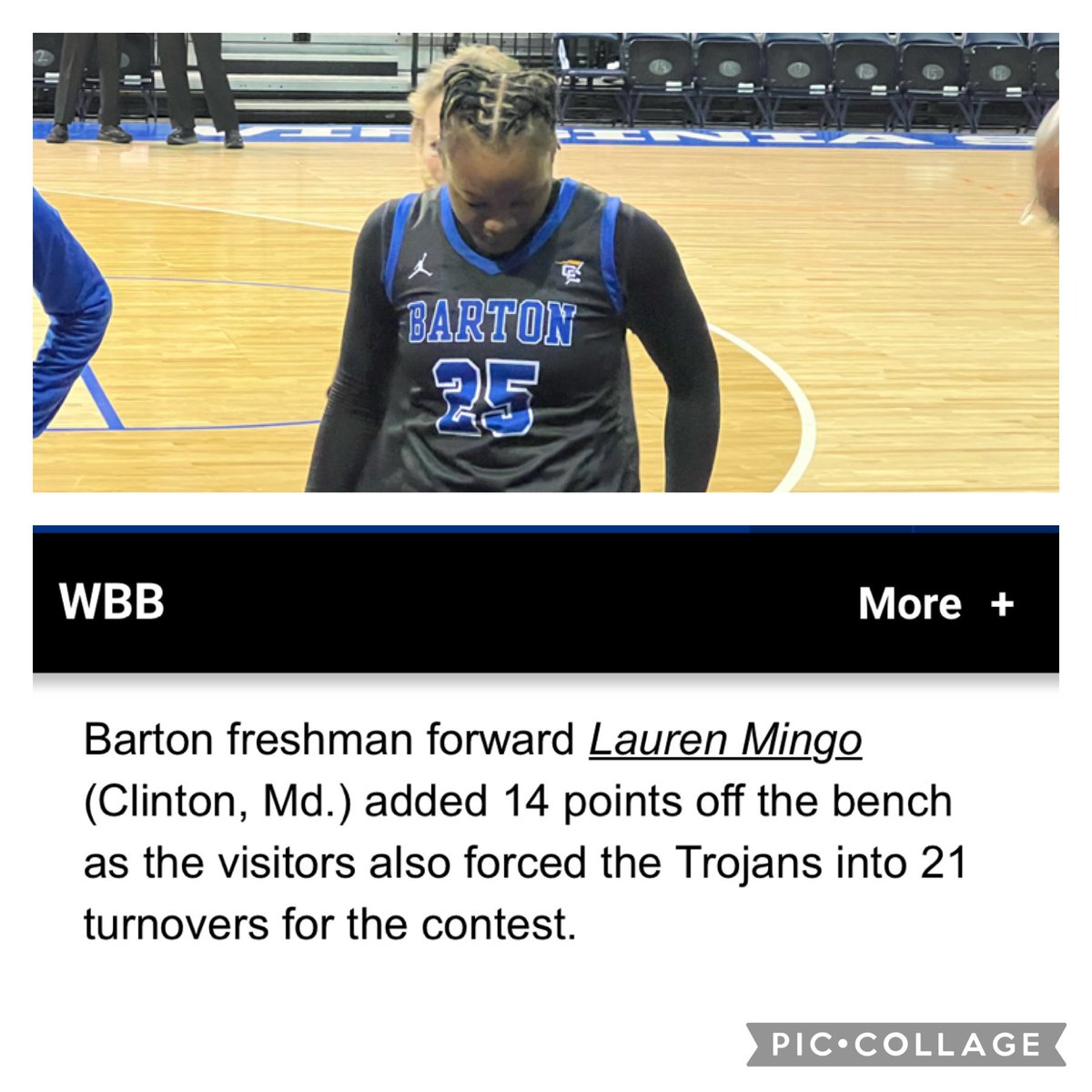 mingo_lauren's tweet photo. Mingo trying to keep the double digit points rhythm going. ⁦@BishopIretonWBB⁩ ⁦@CoachAntBrown2⁩ ⁦ https://t.co/1r4Ugve98z
