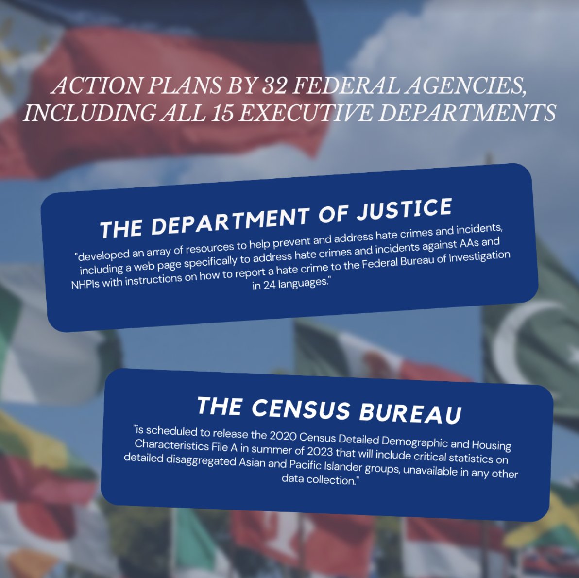 CollegeDemsAAPI's tweet image. A couple weeks ago, the @WHIAANHPI released a historic National Strategy to Advance Equity, Justice, and Opportunity for Asian American, Native Hawaiian, and Pacific Islander Communities across the Federal government.

Click on the link in bio for a shortcut to the full Report.