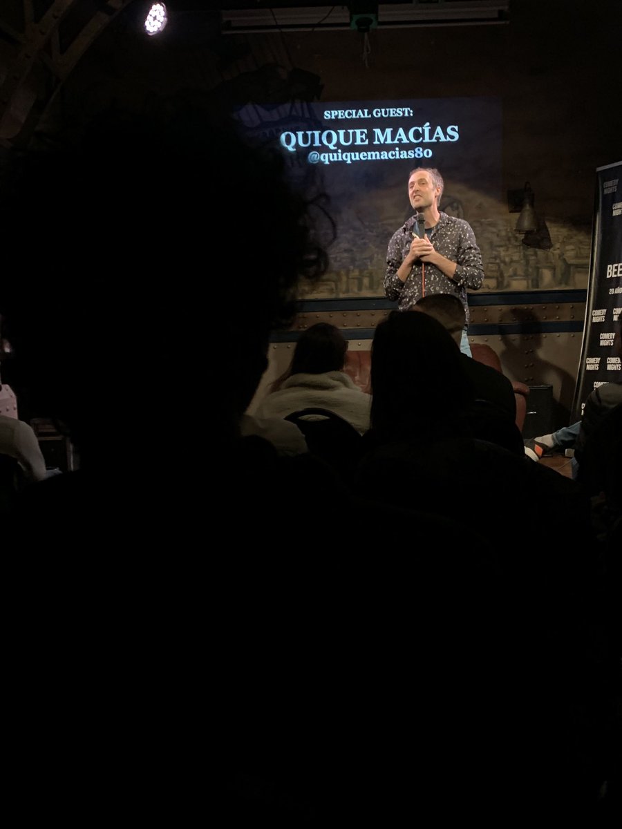 Hoy llenazo en <a href="/BeerStationMad/">Beer Station</a> para ver #ComediaSinLimites y a nuestro invitado <a href="/quiquemacias80/">Quique Macías</a> que lo está petando.