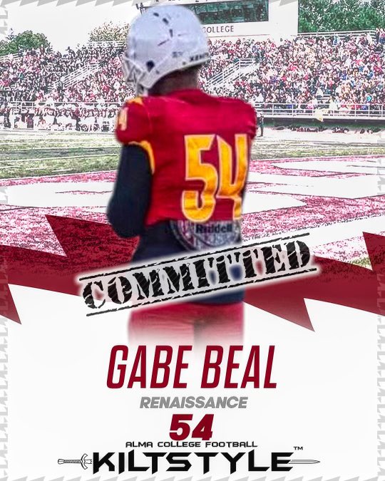 100% Committed <a href="/DBCoachDavis/">Coach Devonta Davis</a> <a href="/Coach_OGara/">Cooper O’Gara</a> <a href="/AlmaScotsFB/">Alma College Football</a>