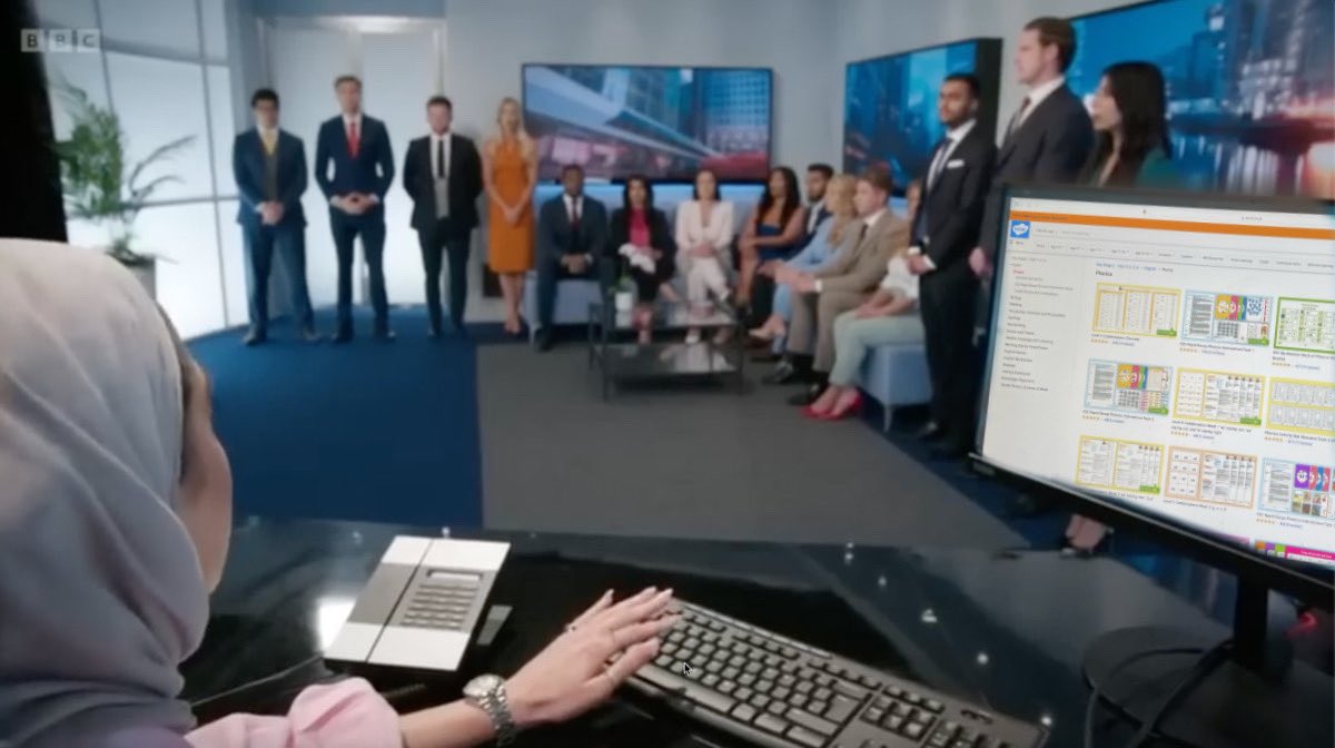 twinklresources's tweet photo. No way! Lord Sugar’s receptionist is scrolling through the Twinkl site 😂

#TheApprentice https://t.co/UdFuBz9uXY