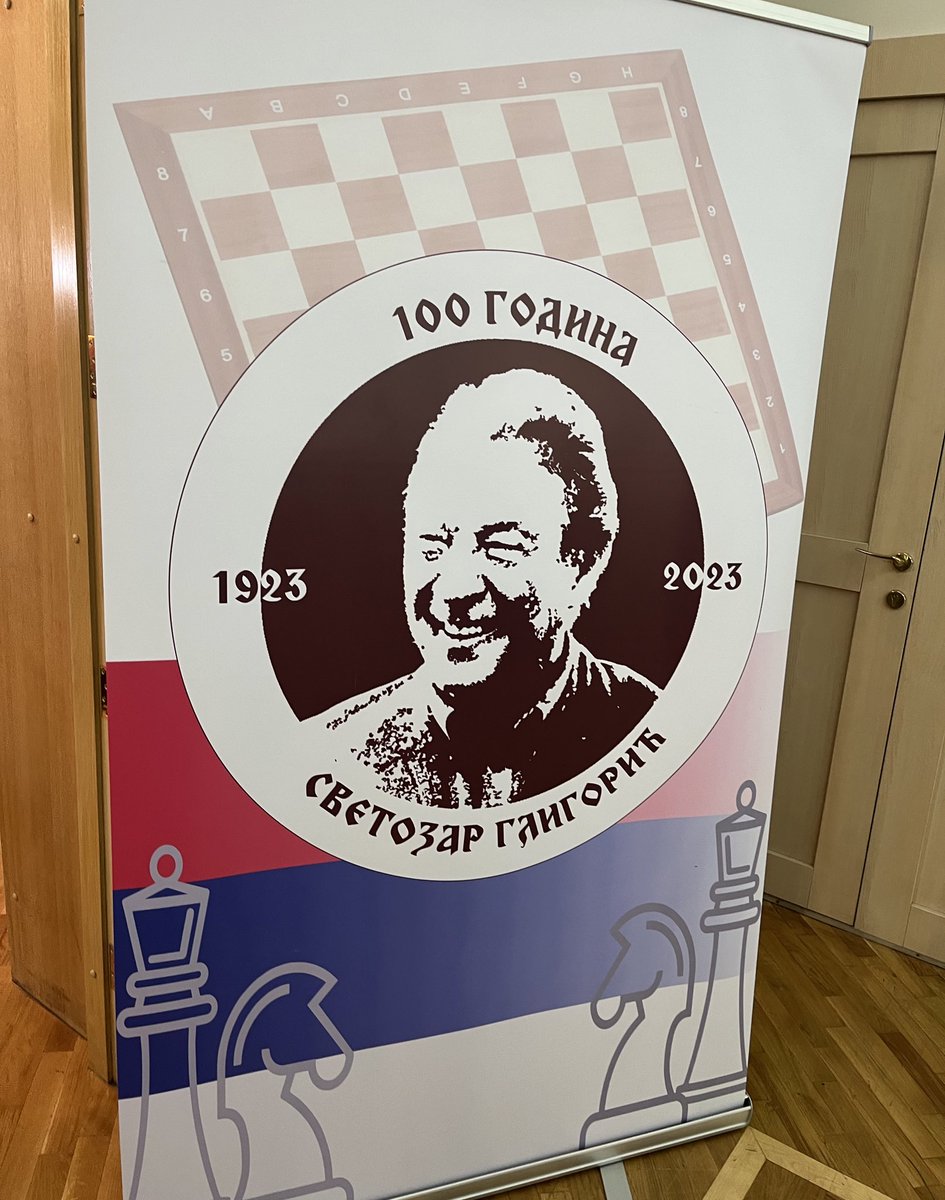 IlyaVarin's tweet image. Chess ceremony @serbiachess1 in Belgrade in honor of Svetozar Gligoric’s 100th birthday anniversary
100 лет со дня рождения легенды югославских шахмат Светозара Глигорича #chesslegend