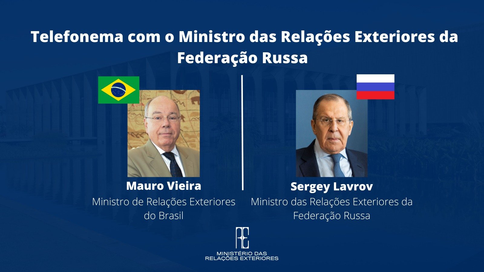 Reunião do Sr. Ministro com Sergey Lavrov, Ministro dos Negócios