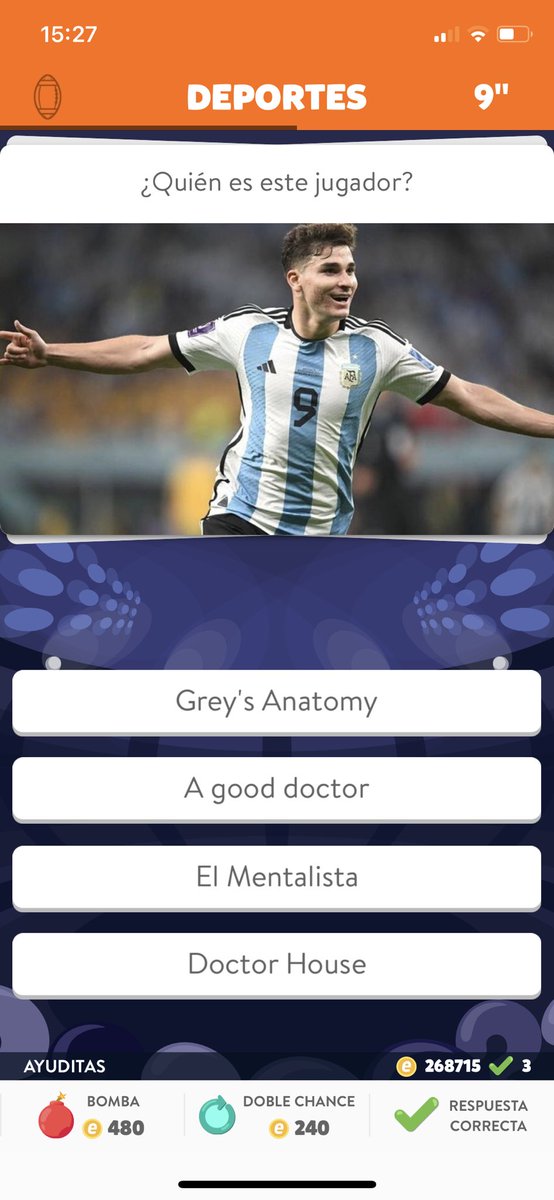 MiguelBasteri7's tweet image. Qué pedo con las preguntas de #Preguntados ? @TriviaCrack jajaja 🧐