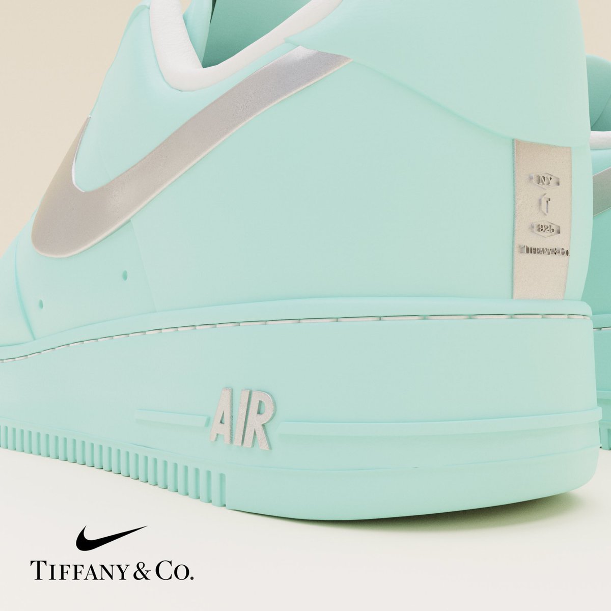 usonstudios's tweet image. Can y’all make this for the next one. Please 🤍 #nike x #TiffanyAndCo