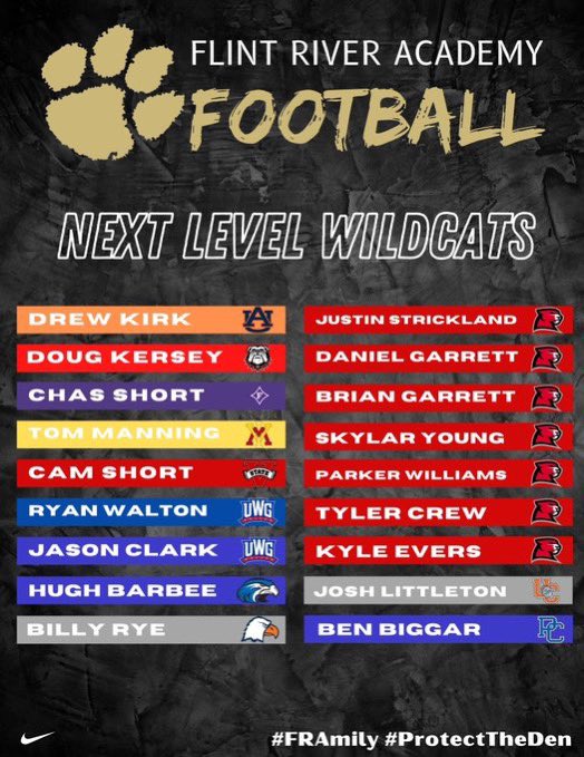 Flint River Academy Football tweet media