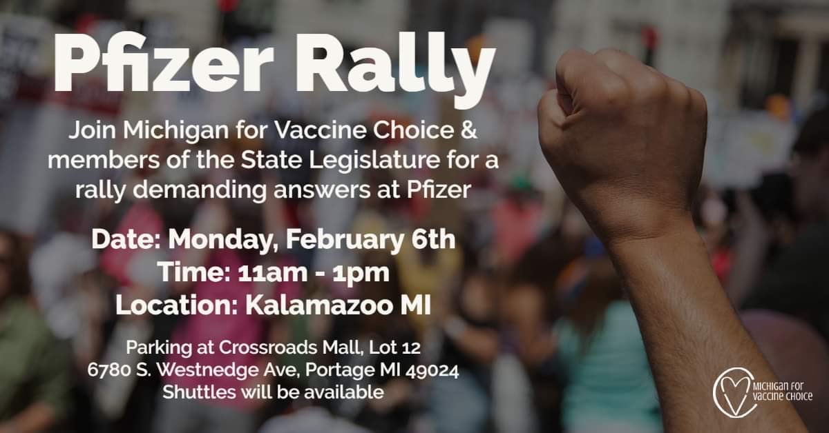 Join us Monday Feb 6 from 11-1 at Pfizer