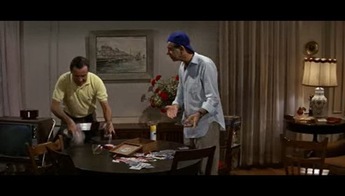 The Odd Couple (1968)
A New Yorker newly separated from his wife moves in with his best friend, a divorced sportswriter, but their ideas of housekeeping and lifestyles are as different as night and day.

Director
Gene Saks
Writer
Neil Simon(from the play by)
Stars
Jack LemmonWalter MatthauJohn Fiedler