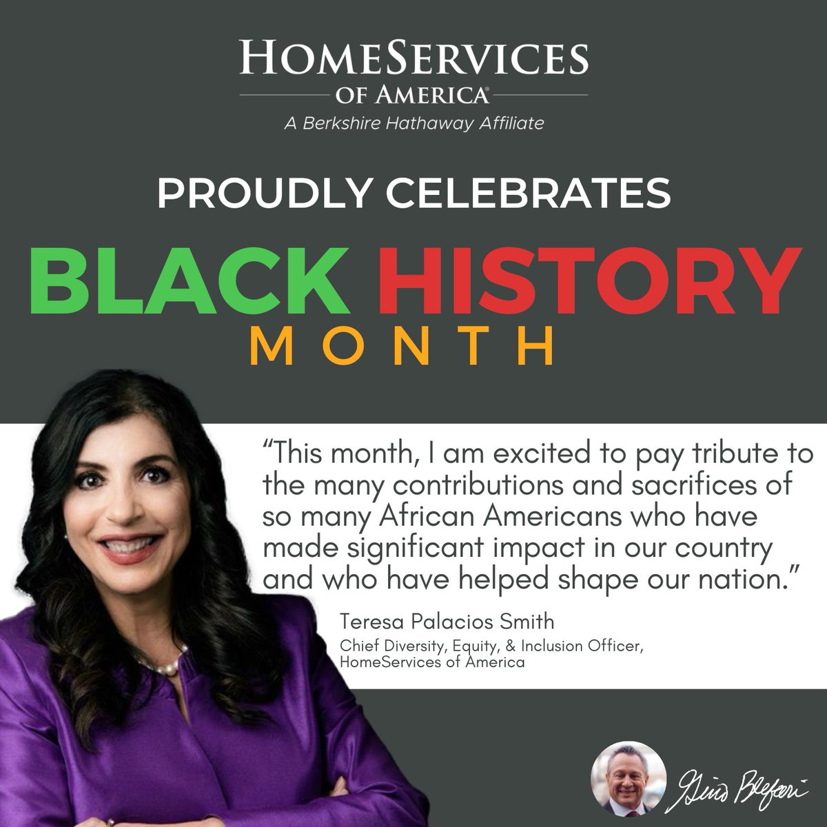 ginoblefari's tweet photo. At HomeServices, throughout Black History month and beyond, we celebrate this incredible community, their significant influence throughout our history and their everlasting impact on the world. https://t.co/sKyO4hurQz