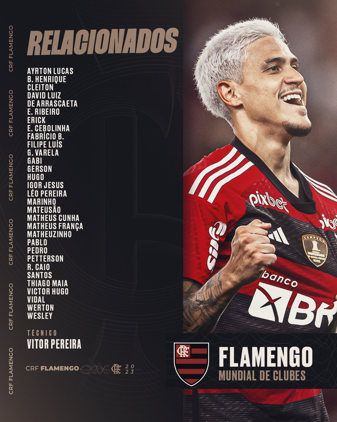 SAIU! Sem Gabigol, Flamengo divulga escalação para jogo contra o