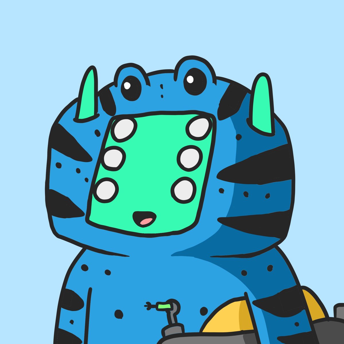 .<a href="/alienfrens/">alien frens</a> x <a href="/yaypegs/">yaypegs</a>
10 editions of each piece 👽🤝🍄 (20 editions)

<a href="/yaypegs/">yaypegs</a> community will have 5 Alien Frens and 5 Yaypegs.

The first raffle begins now through this tweet!
RT, like and comment. 🙌

The winner will have two 1-1 editions, one from each collection.