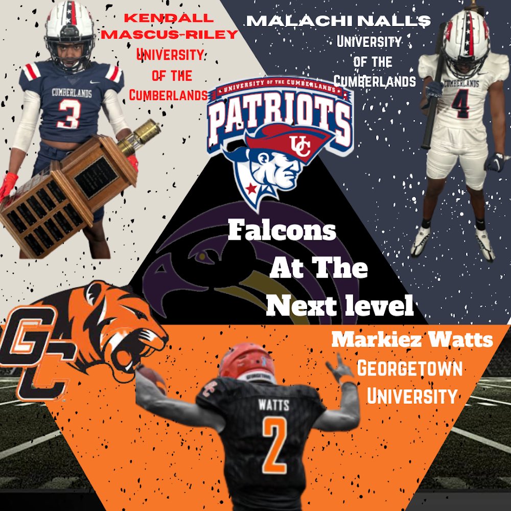 AikenFalcons's tweet photo. Today three @AikenRecruits have committed to continue their academic and athletic careers at the next level! Congratulations, Mali, Kendall and Grump! #AikenFB #SWOOP https://t.co/MnHvpx2Nks