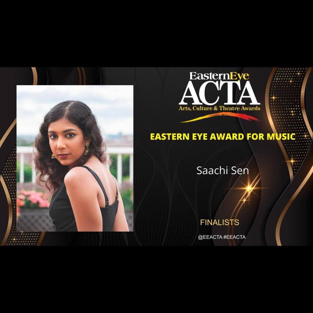 More major news this week: I’m a finalist in @easterneyeactas !!! This award was previously won by Joy Crookes and Charli XCX so to even be nominated is UNBELIEVABLE. Scroll right to see some of the incredible people who are finalists in all the various … instagr.am/p/CoLN2LttVpB/