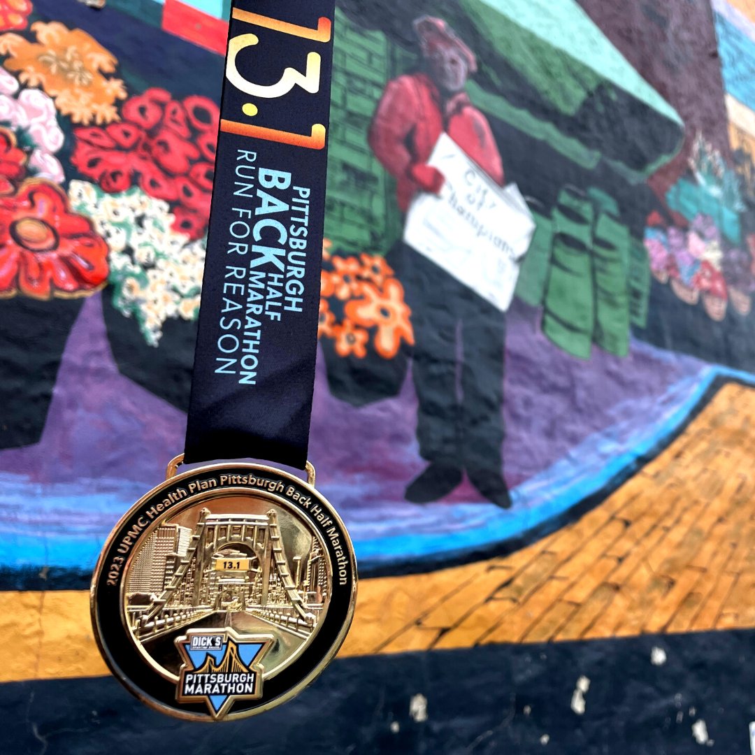 PGHMarathon's tweet photo. We couldn't wait another minute to share the 2023 @DICKS Pittsburgh Marathon Weekend of Events Race Medals! 😍 🏅 For the first time ever we're giving you a sneak peek of the hardware you can earn by completing one (or more!) of our events!

#MOVEPittsburgh #runnerofsteel https://t.co/ZTX0Q5V0h9