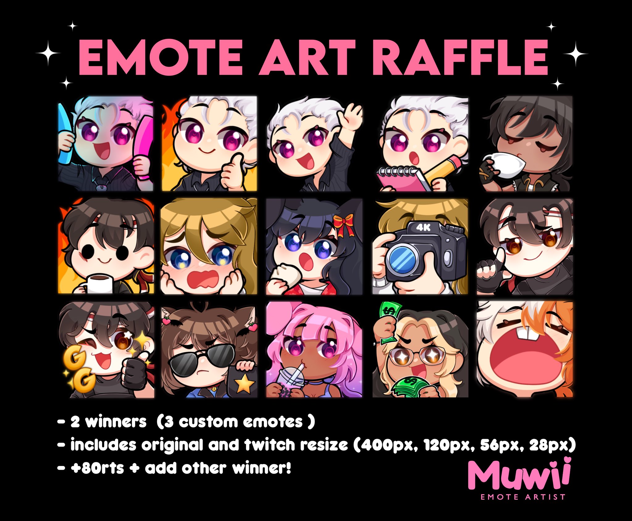 M u w i 🌸 e m o t e artist ⊹⁺ (ymuwii) / Twitter