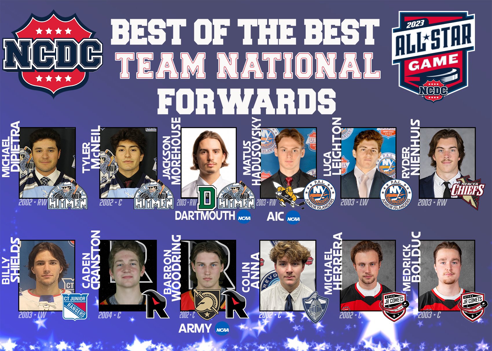 USPHL on Twitter "Team National Roster articles with bios and stats